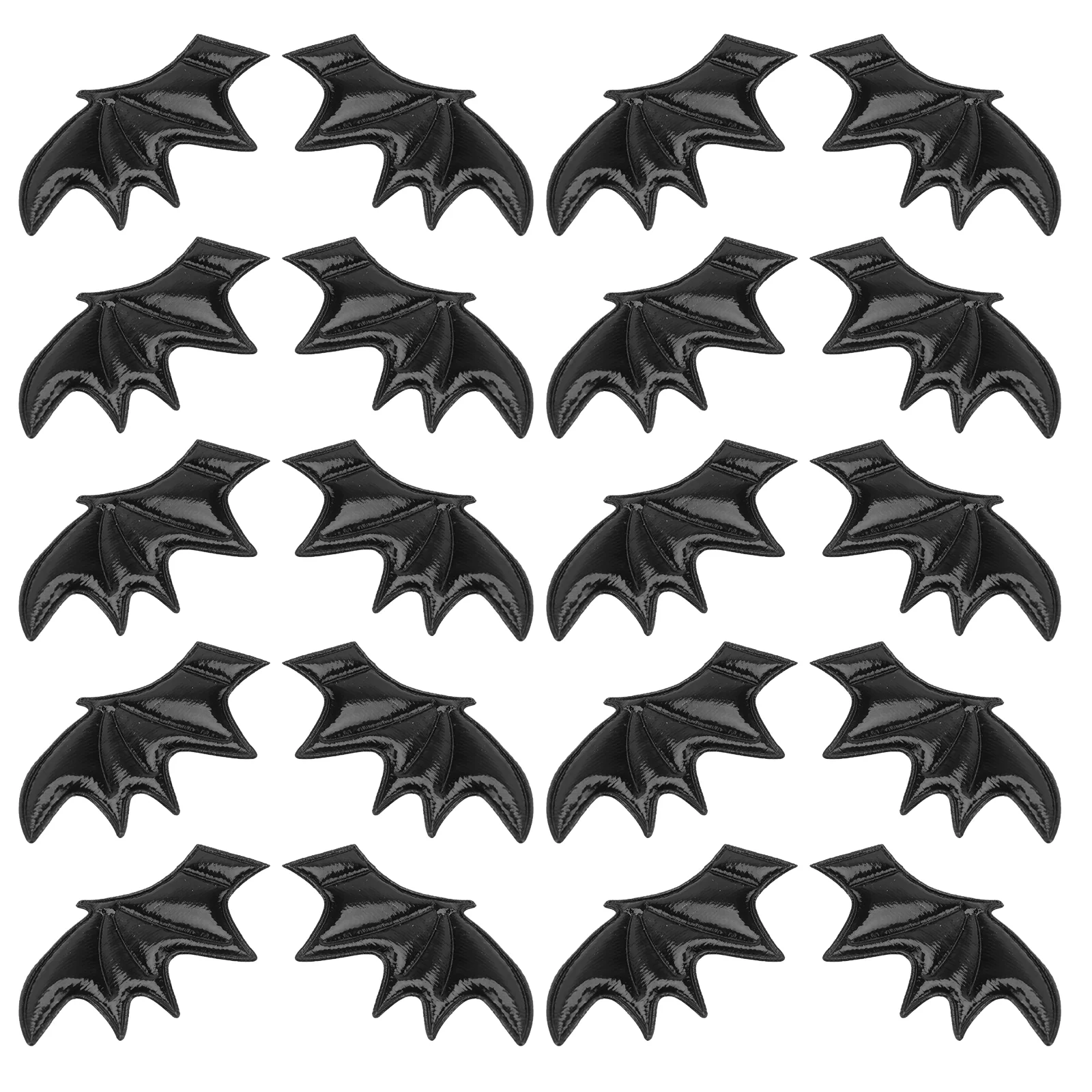 

10 Pairs Bat Wings Clothes Supplies DIY Hair Accessories Ornaments Costume Headdress Accessory Halloween Costumes for Girls