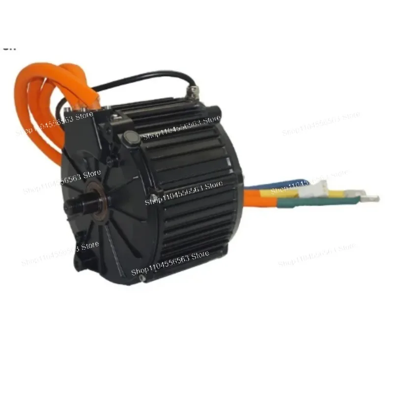 QS165 10KW PMSM Mid-Drive Motor, 48V 96V 6300RPM with Hall Sensor for E Motorcycle, Off-Road Moped & Lightbike