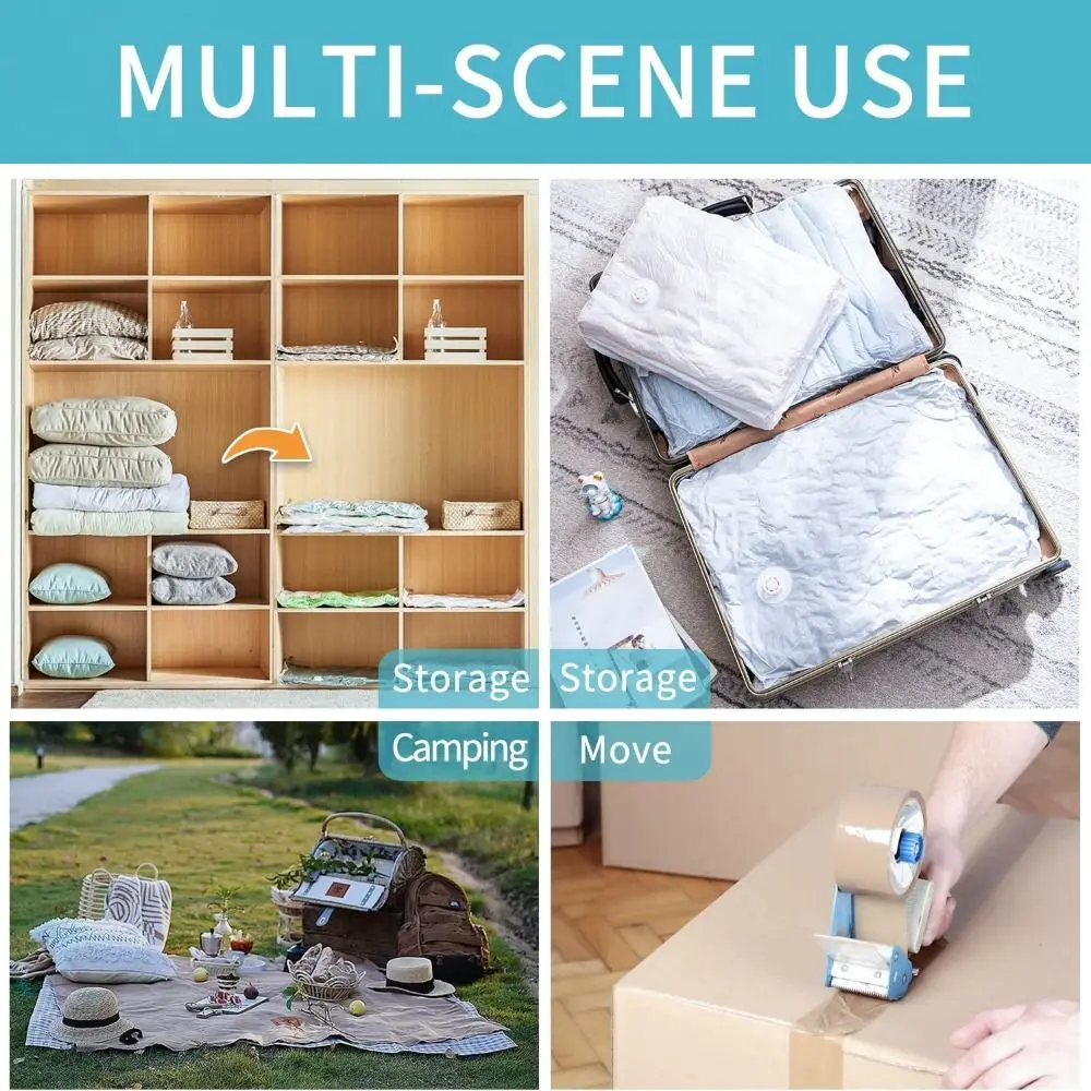 ABS Compressed Bag Electric Pump Space Saving Inflatable Mini Vacuum Sealer Machine Labor Saving Powerful Vacuum Bag Pump