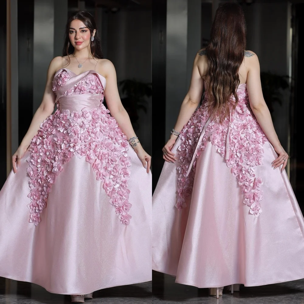 

Customized s Bow Flower Ribbon Quinceanera A-line Sweetheart Bespoke Occasion Gown Long Dresses