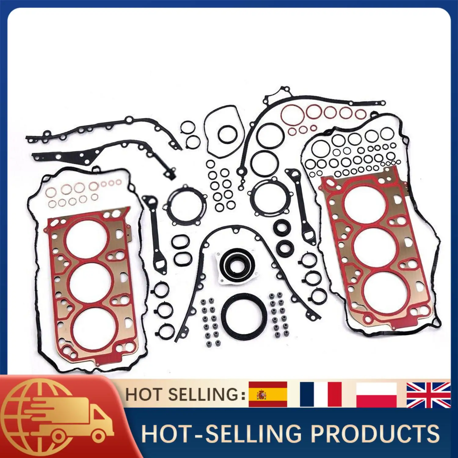 

Engine Overhaul Gasket Kit For Porsche Panamera S 970 2013-2016 Macan S GTS 95B 2014-2020 3.0T V6 Turbo Rebuild Seals Set