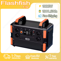 Flashfish F132 Portable Power Station 1000W Solar Generator 1041.6Wh Battery Home Backup Outdoor Camping Travel Mobile power