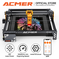 ACMER P1 S Pro Laser Engraver 6W Power Wifi Offline Control DIY Blue Light Laser cutter Woodworking Tools Diode CnC Machine