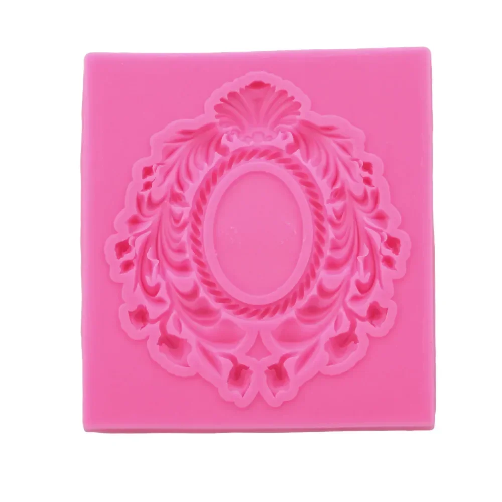 New DIY Sugarcraft Frame Silicone Fondant Border Mold Cake Decorating Tools Chocolate Gumpaste Mold