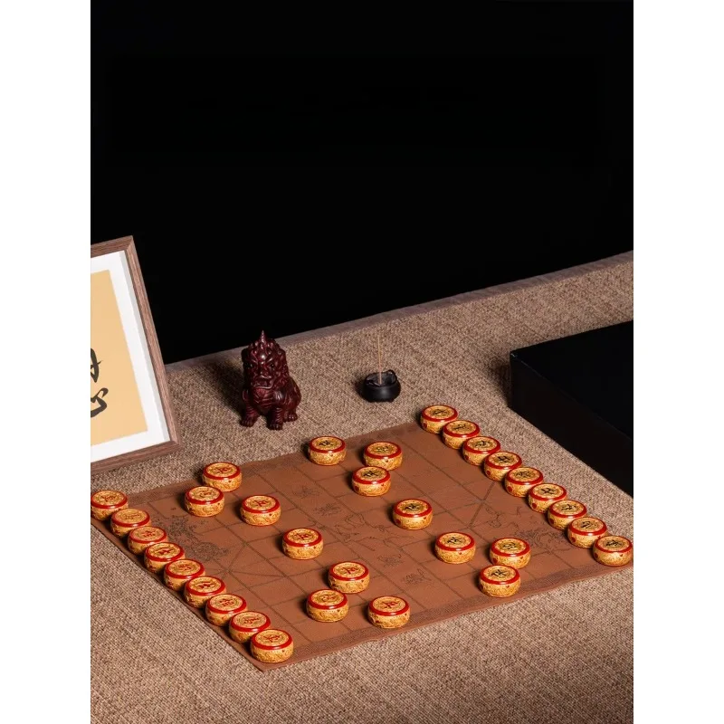 Large size chessboard high-end chess box for elders Father's Day gifts