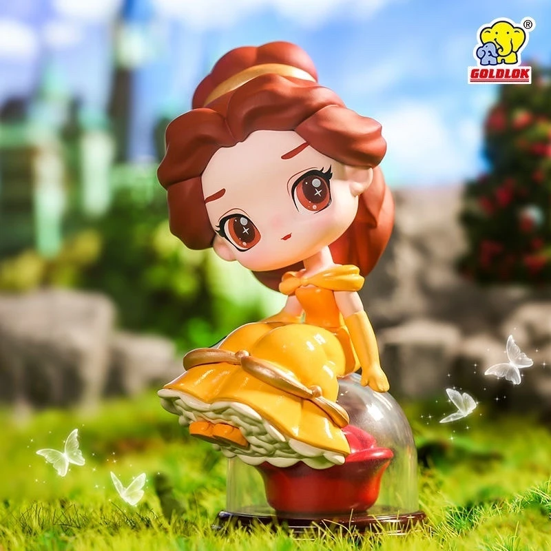 2024new Disney Princess Series Mystery Box Fairy Tale Town Surprise Blind Box Trend Toys Girl Birthday Gift Collection Figure