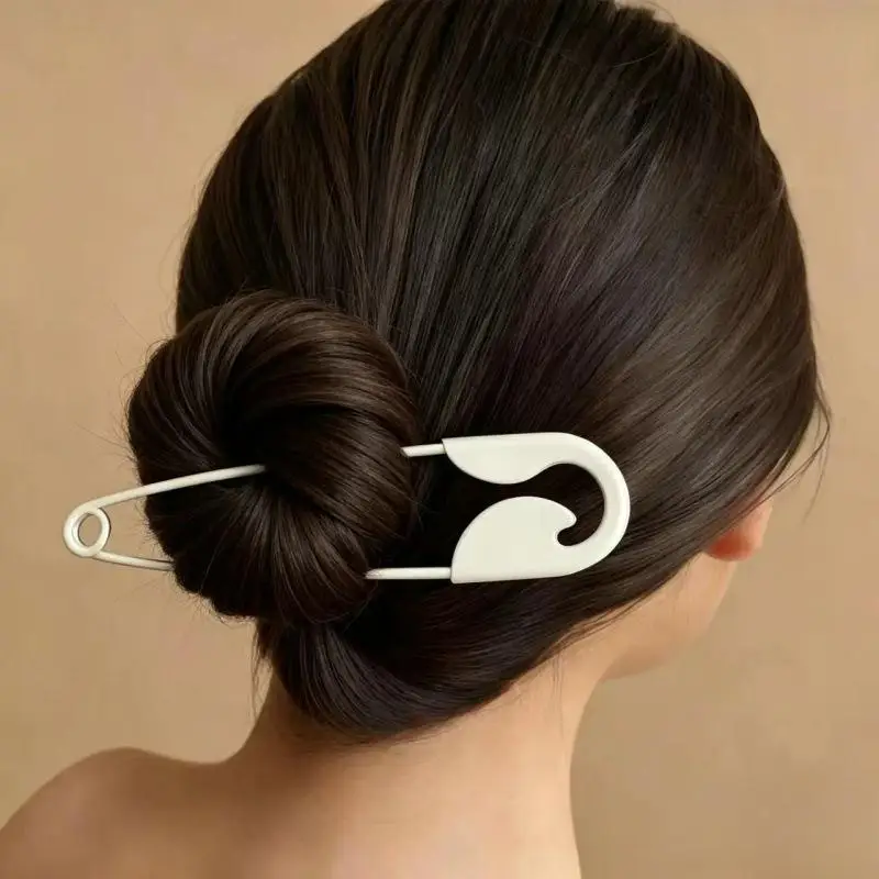 Große Sicherheitsnadel-Haarspangen aus Metall für Frauen und Mädchen, Haar-Accessoires, Haarklammern, Haarnadeln, Kopfbedeckungen, Geschenke – Detail 5