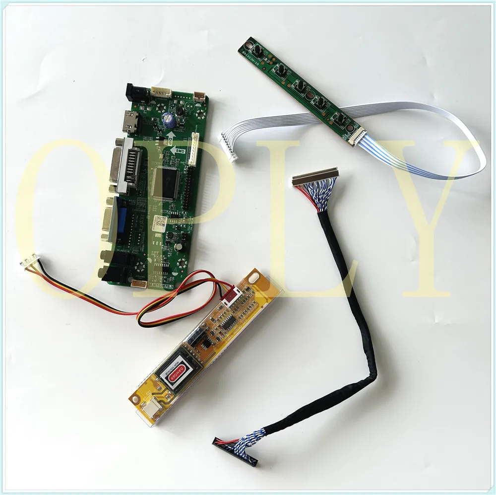 

HDMI-compatible VGA DVI M.NT68676 Controller board kit for LP154W01 LP154WX4 1280X800 15.4" LCD Screen LED monitor