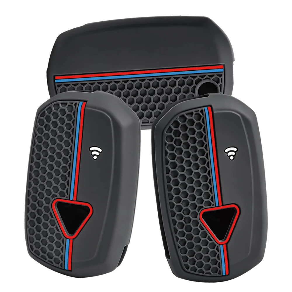 silicone motorcycle key fob cover For Triumph Speed Triple RS Tiger 1200 Rocket 3 snug fit scratch resistant shock absorbing