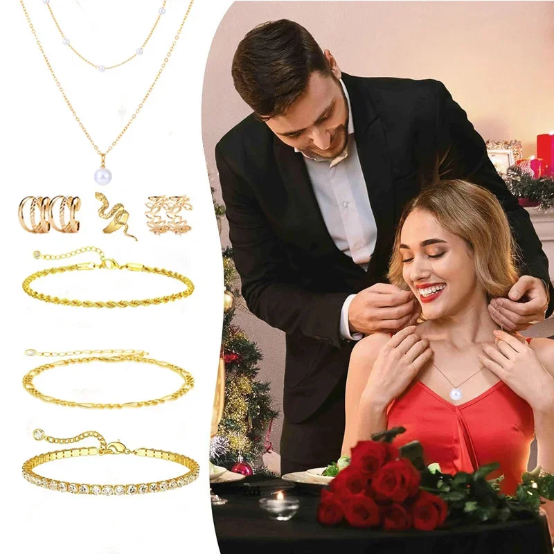 24 Day Jewelry Christmas Calendar Countdown Blind Box Ladies' Creative Jewelry Set Surprise Gift Fashion Versatile Accessory