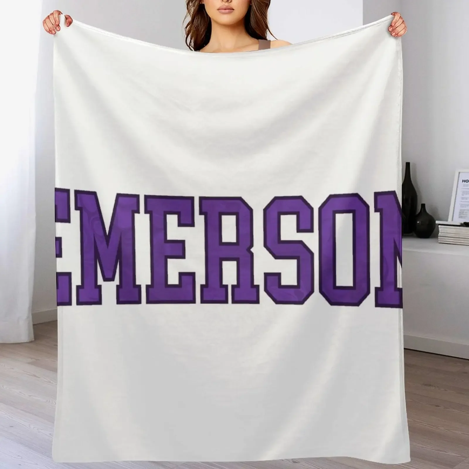 

emerson - tie dye college font Throw Blanket Sofa Throw christmas decoration Weighted Nap Blankets