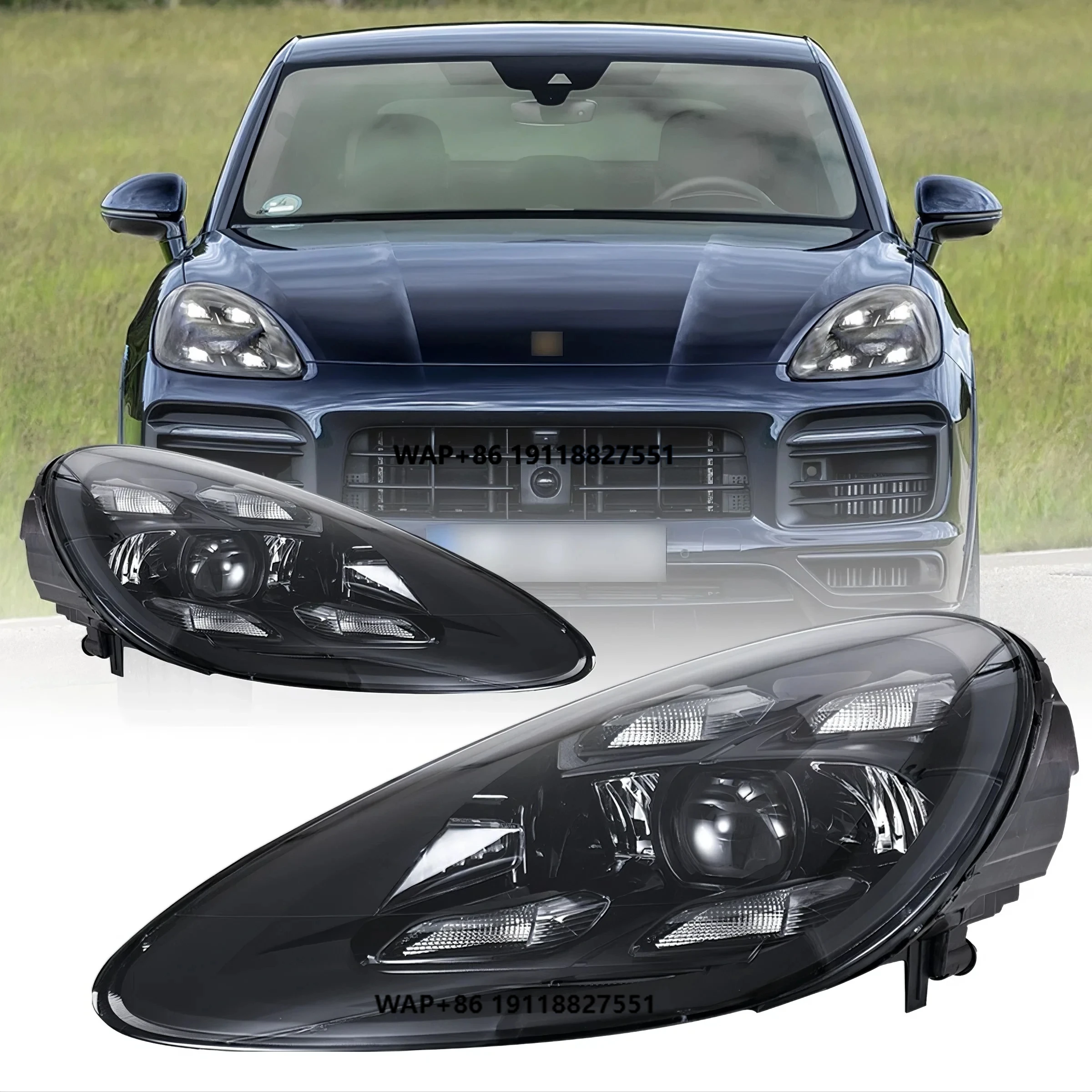 

Plug and Play LED Headlight Assembly for Cayenne 958.1 958.2 2011-2017 Upgrade to 2023 Matrix Headlamp