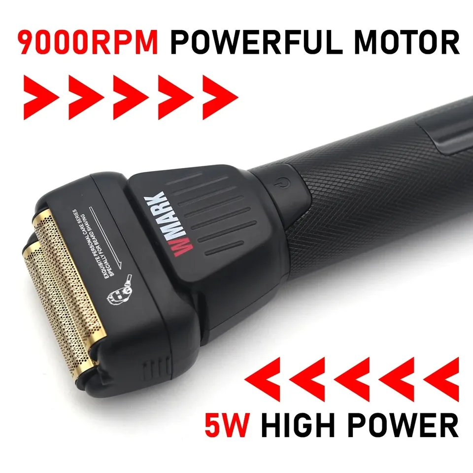 WMARK 電気シェーバー 9000RPM メンズ プロ仕様 LEDディスプレイ