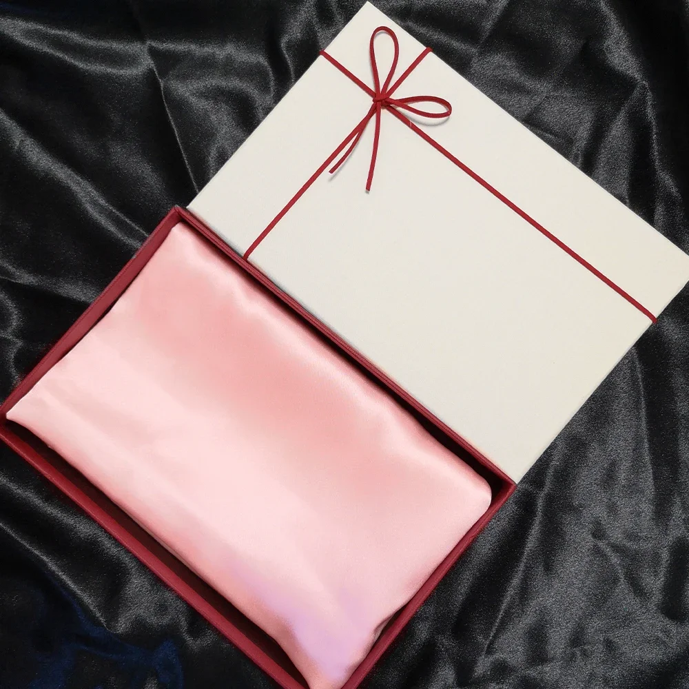 

100% Natural Silk Pillowcase with Hidden Zipper 25Momme Luxury High Quality Two Sides Mulberry Silk Pillow Case