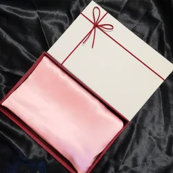 100% 25MM Natural Silk Pillowcase with Hidden Zipper 25Momme Luxury High Quality Two Sides Mulberry Silk Pillow Case