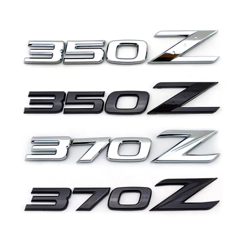 1 Pieces Aluminum Alloy / ABS  Fairlady  350Z/370Z Chrome/Black Stickers Car Auto Emblem Badge