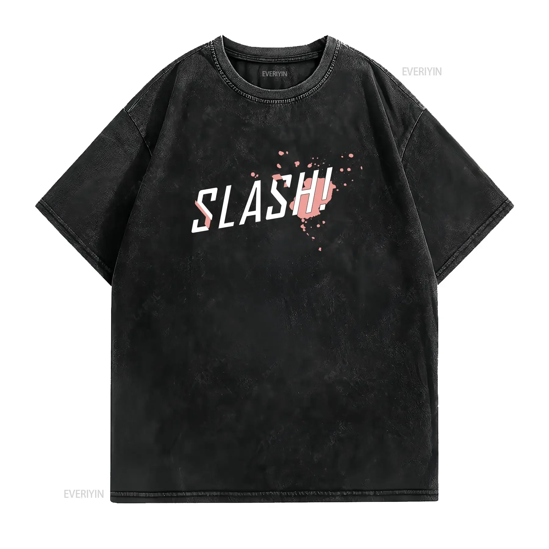 SLASH Guilty Gear Strive T Shirt For Fighting Game Player GG FGC Endscreen vintage Washed streetwear Top For Everyday Wear