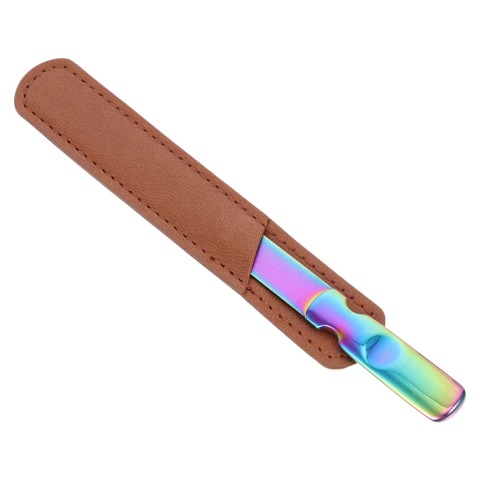 

Nail Polishing Strip Mini Manicure Professional Tool for Nails PU Metal Lightweight Durable Stylish Practical Affordable