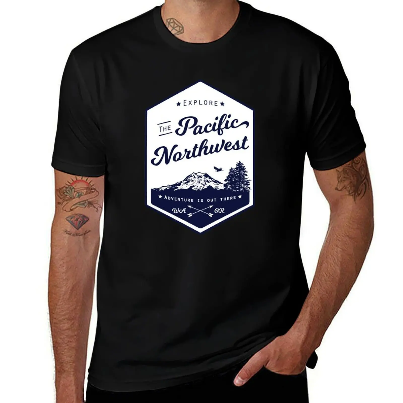 

shirt tshirt personalised (outlined) t the Northwest T-Shirt Explore Pacific anime