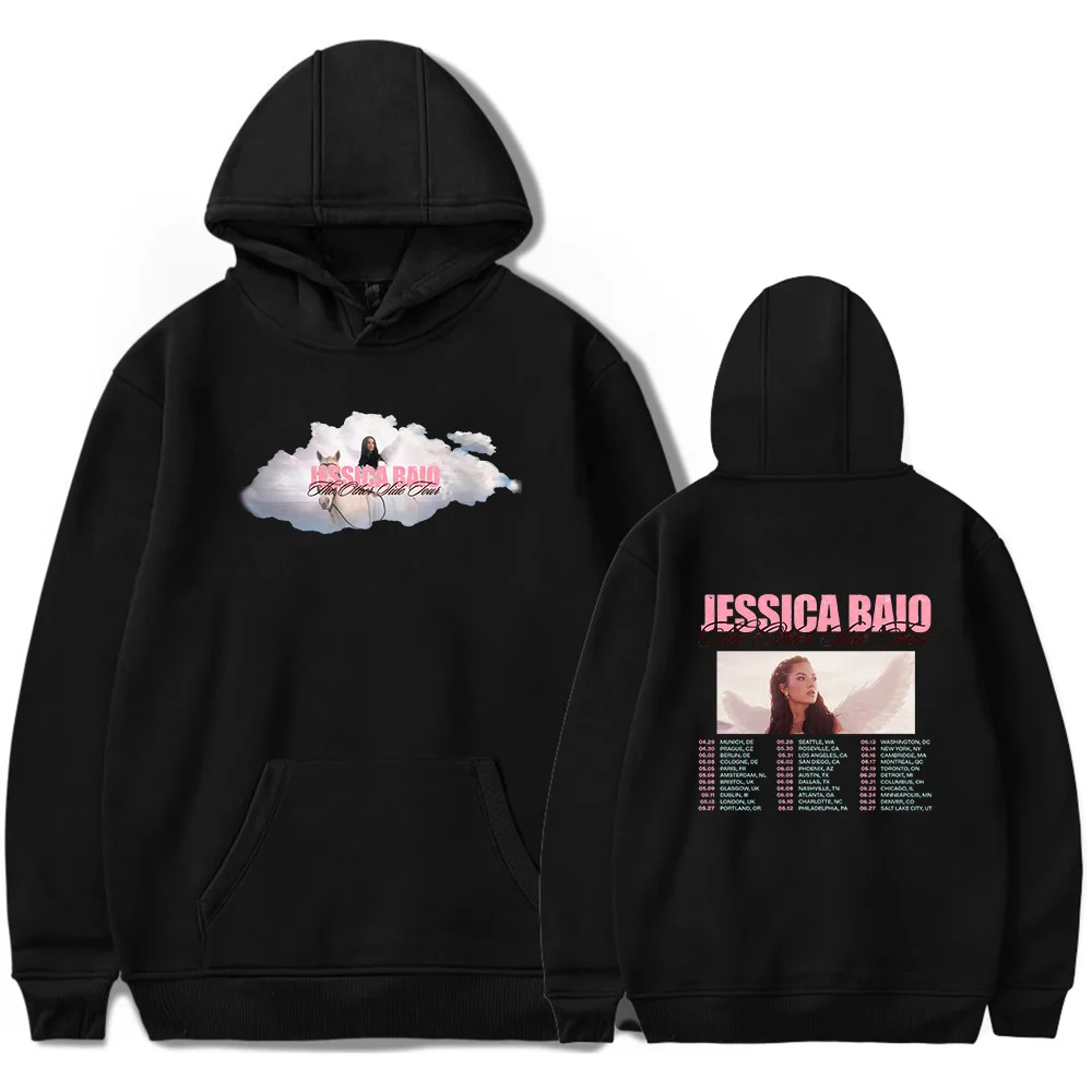 

Толстовка с капюшоном Jessica Baio the other side tour merch, унисекс, в стиле ретро, модная толстовка с длинными рукавами и капюшоном, спортивная одежда