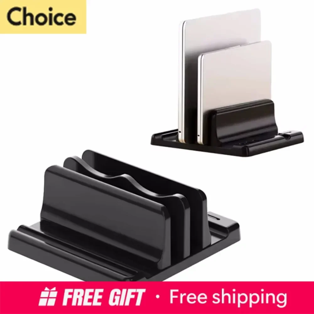 

1pcs/2pcs Vertical Laptop Stand Adjustable Holder For Air M1 Mac Book Pro Lenovo Huawei HP Dell IPad Notebook Base Tablet Hold
