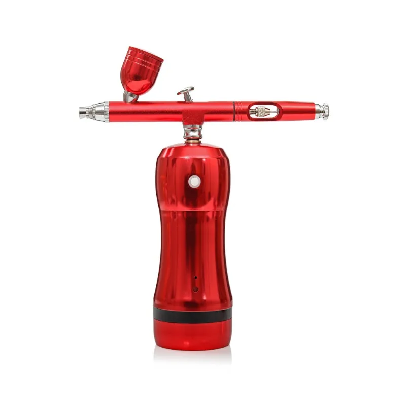 For Replaceable Battery, Hand-held Spray Painting Manicure Model Coloring Tool, Spray Oxygen Injection Instrument