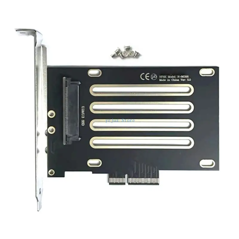 

583D M.2 PCIE to SFF-8639 Host Controller PCIe Expansion Card With Brackets