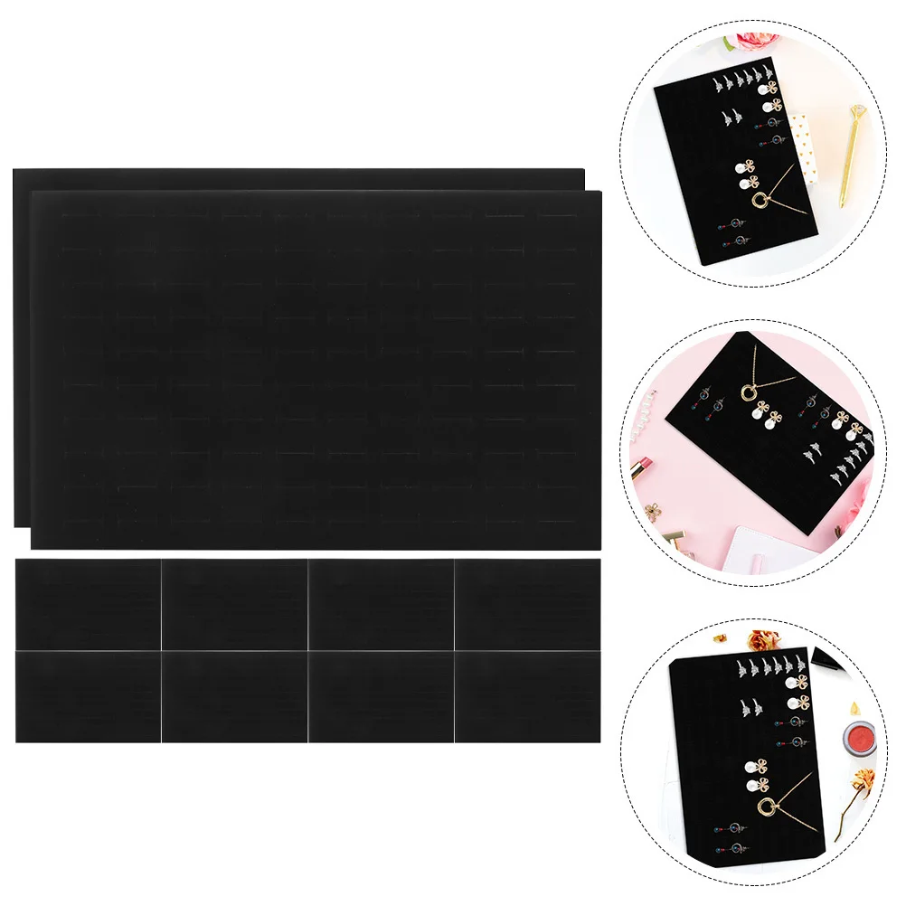 

10Pcs Jewelry Box Supplies Sponge Insert Ring Earring Display Tray Organizer Mat Jewelry Display Sponge Pad Ear Pad