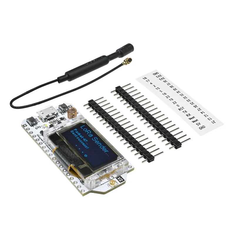 

SX1276 0.96 OLED ESP32 Development Board Module Lora Node 868-915MHZ Multifunctional Portable Utility Module