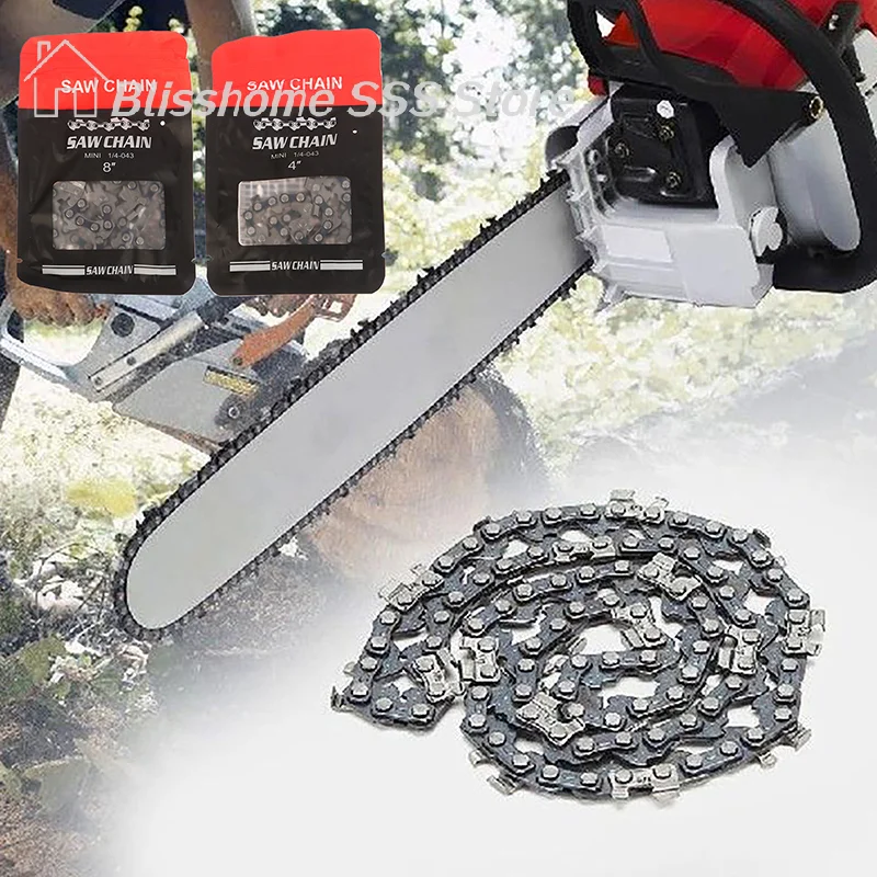 【S】Professional Practical 4/6/8/12/14/16 Metal Chainsaw Spare Parts Link Blade Ideal Electric-Powered Accessories Wood