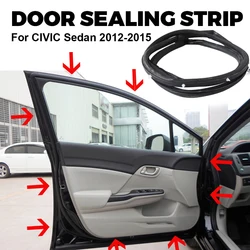 Left Front Car Door Weatherstrip Trim For Honda  CIVIC Sedan 2012-2015 Interior Moulding Seal Strip 72350-TA5A02 Car Accessories