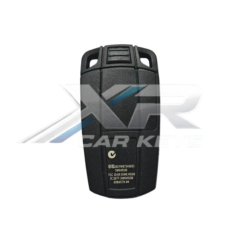 Boîtier de clé intelligent 3 boutons avec batterie VL2020 105 pour télécommande de voiture BMW X5 X6 E61 E90 E82 E70 E71 E87 E88 E89 Séries 1 3 5 6