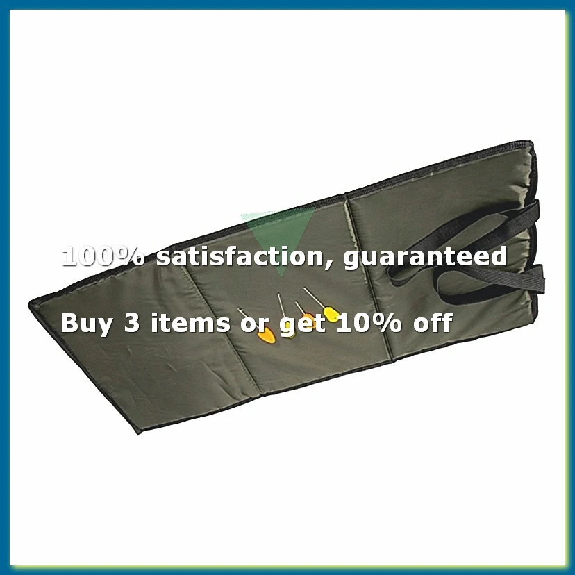 Carp Fishing Quick Fish Folding Unhooking Mat + 4 Pcs Baiting Needles Set Foldable Carp Fishing Mat Kits-FABY