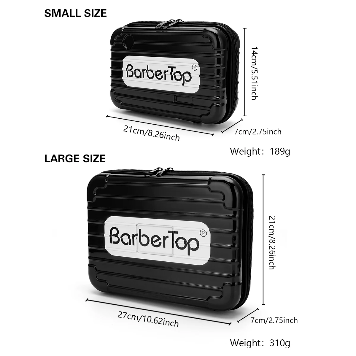 Barbertop Haircut Clipper Box Tools Storage Pouch Shockproof Safety Case Hairdressing Scissors Bag Salon Organizer