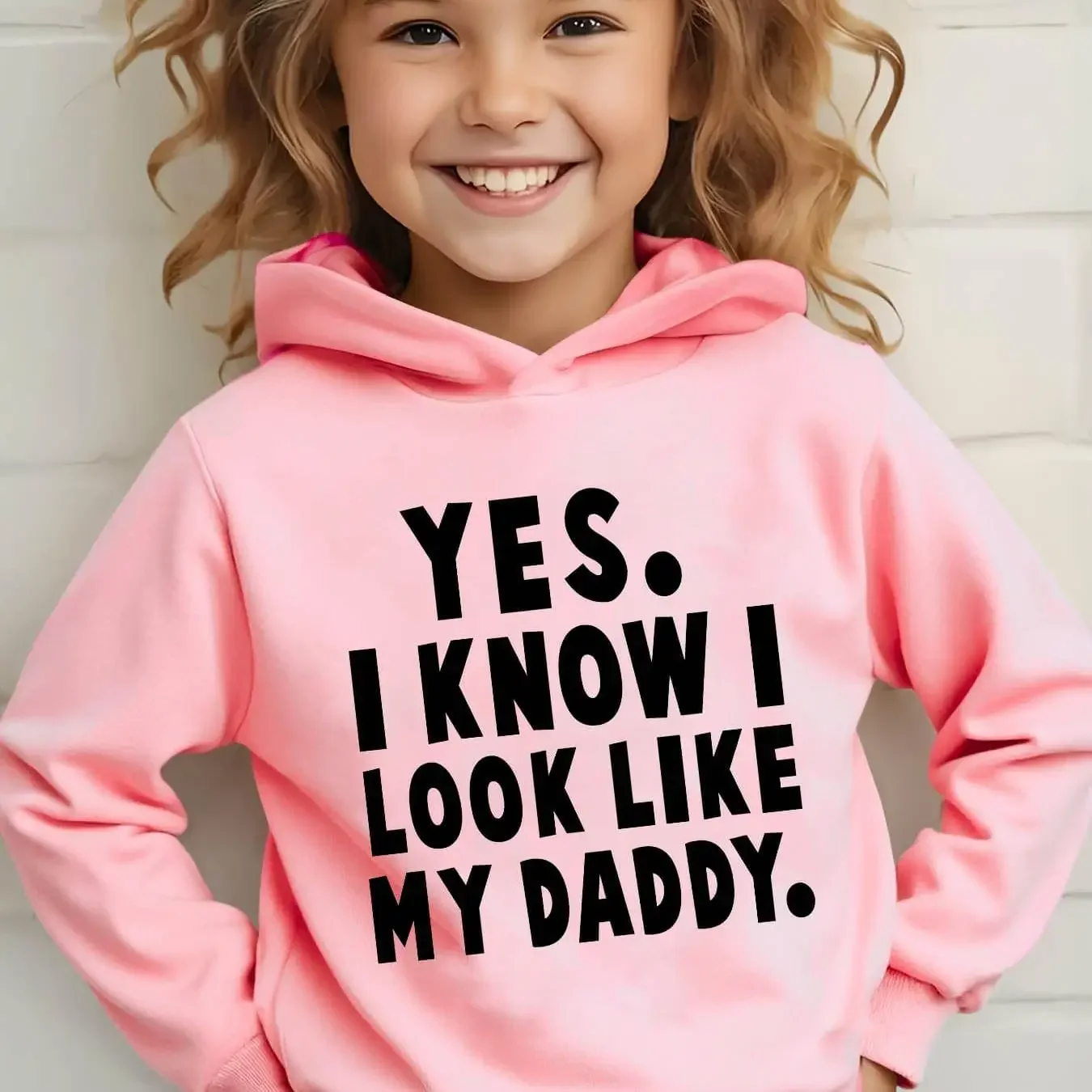 Girls' Autumn/Winter Fashion -Lined Hooded Sweatshirt with 