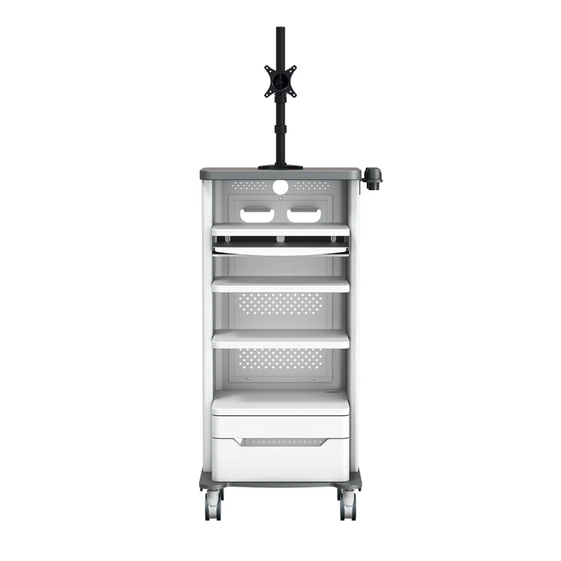 

Современная металлическая тележка для эндоскопа с ящиками