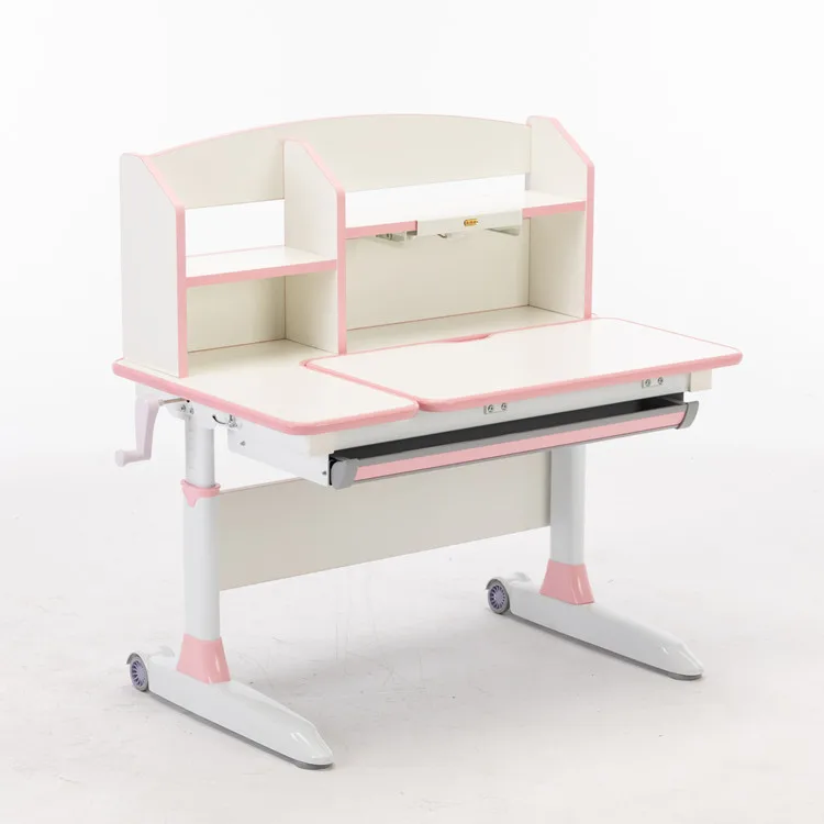 Kinderstudietafel voor thuisgebruik Houdingscorrectie Multifunctioneel hefleerbureau met lade Studiestoel