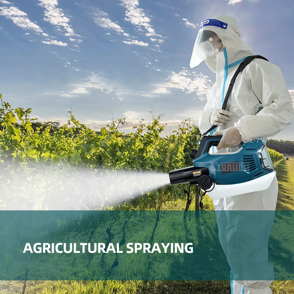 2L Capacity ULV Cold Fogger Electric Disinfection Sprayer Disinfecting Fog Machine Intelligent
