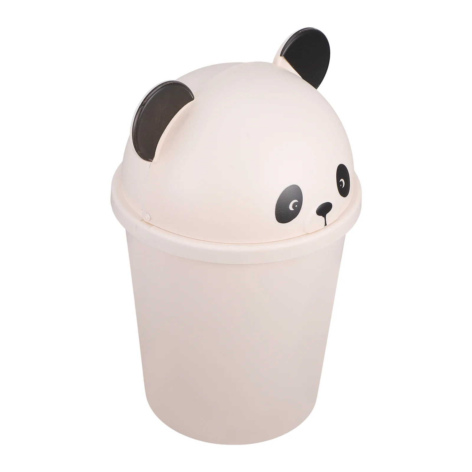 

Panda Trash Can Dog for Poop Outdoor Best Container Garbage Plastic Bathroom Dustbins with Lids outside