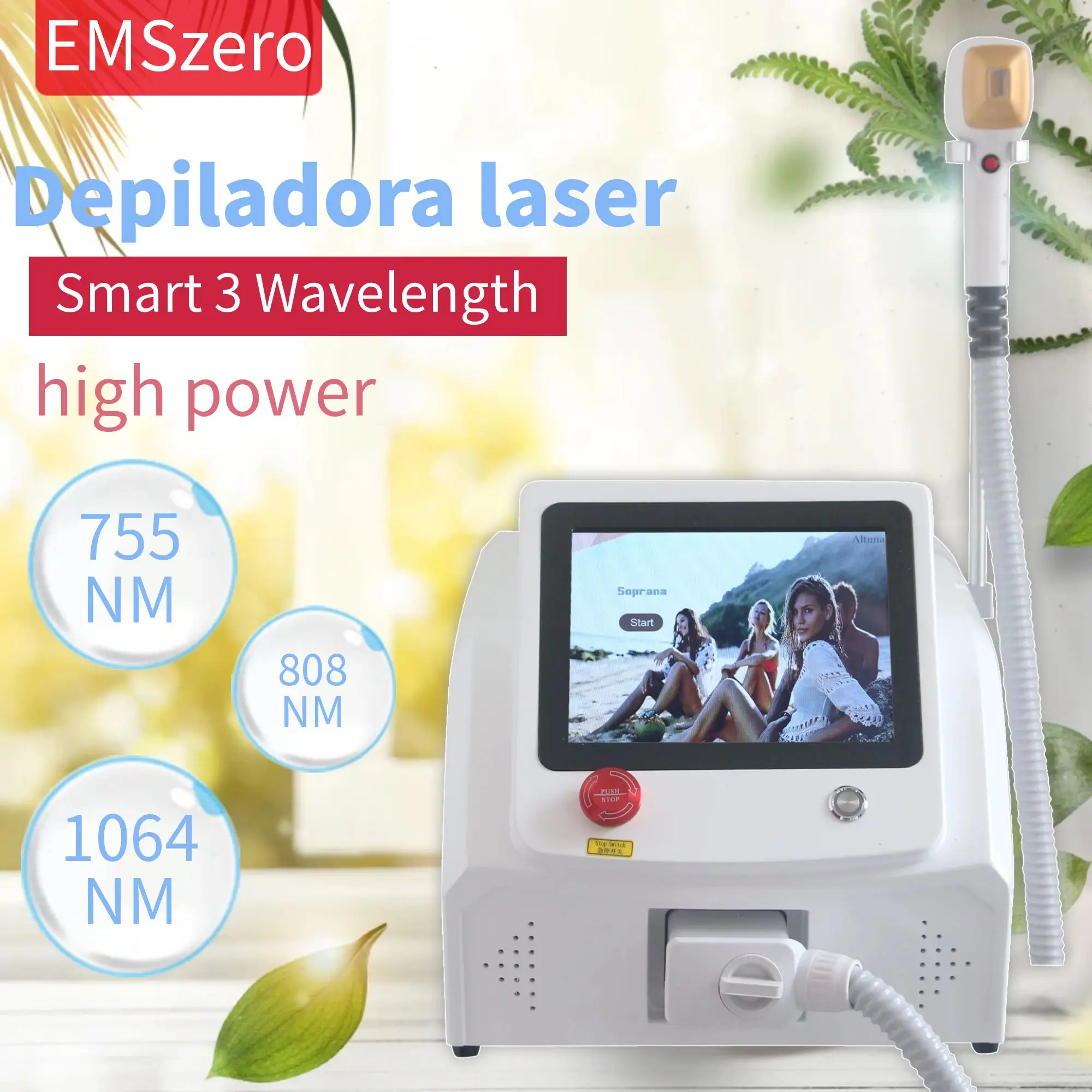 Diode Hair Removal Machine Provides Painless and Efficient Hair Removal For All Skin Colors, Suitable For Both Men and Women