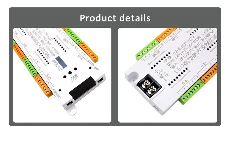 32-Kanal-LED-Treppenbeleuchtung mit PIR-Bewegungssensor-Controller für automatische Treppenstufen-Induktionsstreifen-Steuerungen – Detail 4