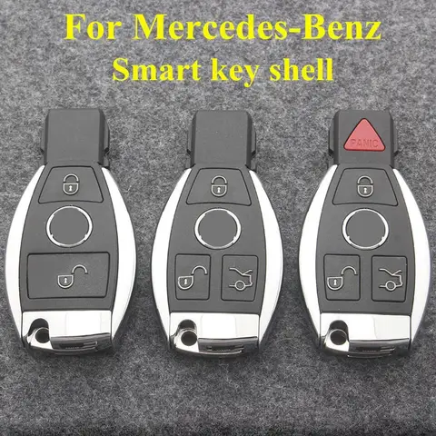 BGA NEC 자동차 리모컨 키 쉘 케이스 교체, 메르세데스 벤츠 W203 W204 W205 W210 W211 W212 W221 W222, 2 버튼, 3/4 버튼 BGA NEC 자동차 리모컨 키 쉘 케이스 교체, 메르세데스 벤츠 W203 W204 W205 W210 W211 W212 W221 W222, 2 버튼, 3/4 버튼