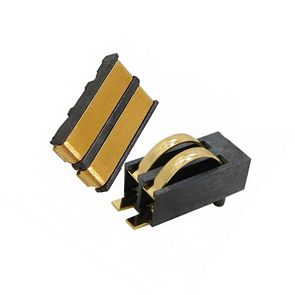 5 Sets Sets SMT Spring Press Battery Connector 2.0 MM Pitch 2 3 4 5 6 7 8P Way Contact   Power Gold Plated 3U