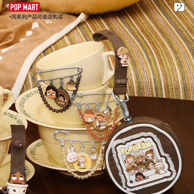 

POP MART Bubble Mengli Coffee Factory Series Сумка с отверстиями Слепая коробка Mystery Box Kawaii Украшения Статуэтки Домашний декор Настольная модель