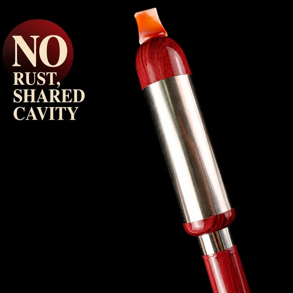 Vertically Blown Bawu Flute Resin Tight Rich Timbre Bawu Bakelite Portable C/B/G/F Key Chinese Vertical Flute Beginner