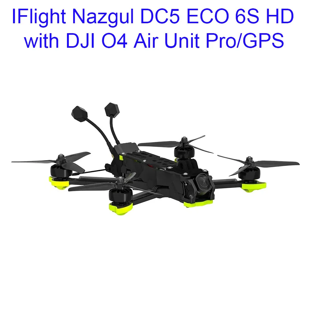 IFlight Nazgul DC5 ECO O4 6S HD Freestyle Quad (DC) — ATF435 55A XING-E Pro 2207 1800KV O4 Air Unit Pro