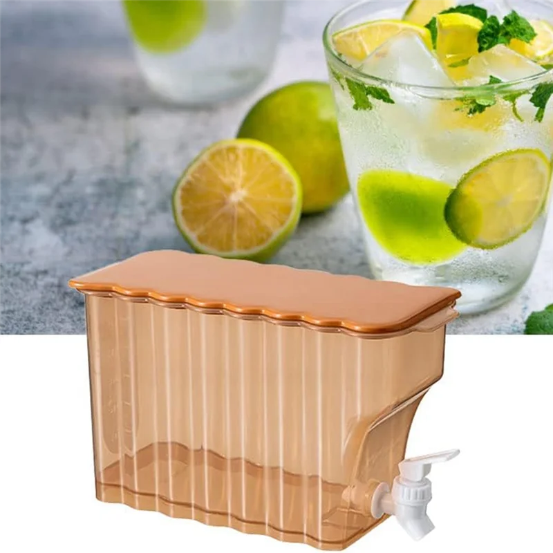 A40Z-Cold Water Kettle With Faucet Sealed Household Juice Bottle Refrigerator Cold Kettle For Fruit Tea Flower Tea