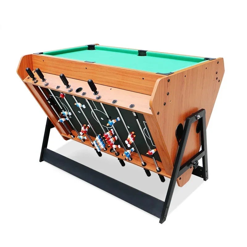 Retail Cheap Price 3 in 1 Rotating Multi Game Pool Tables and Air Hockey Football Table 6 FT