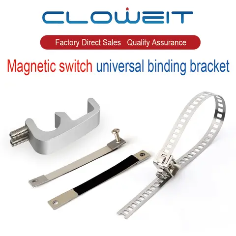 Cloweit 고정 브래킷 액세서리, 공압 마그네틱 에어 실린더 센서 CS1-U-F-S, CMSG D-C73