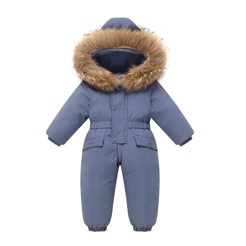 IYEAL Russian Winter Waterproof Baby Snowsuit 90% Duck Down Jacket For Girls Coats Winter Park for Infant Boy Snowsuit Snow Wear